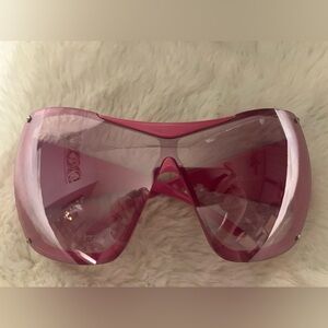 ULTRA RARE Pink vintage y2k DIOR OVERSHINE Oversized Sunglasses